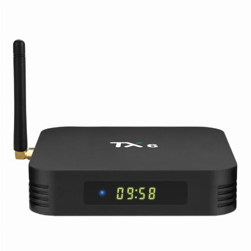 TX6 Android TV Box- Black 4GB RAM + 32GB Rom